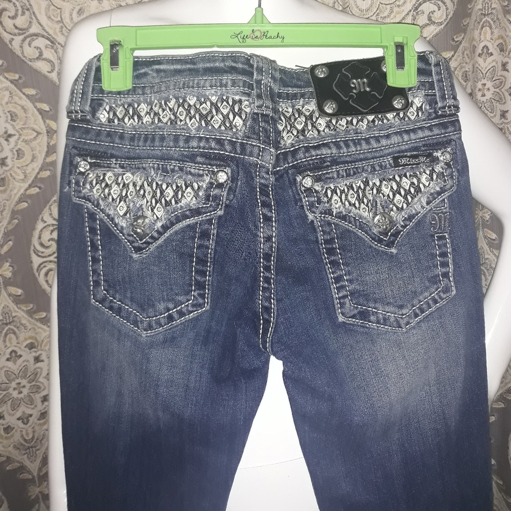 Miss Me Jean's size 27 Boot style
